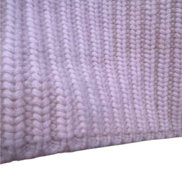 Zara Asymmetrical Soft Beige Ribbed Sweater Wool Blend - Picture 8 of 16